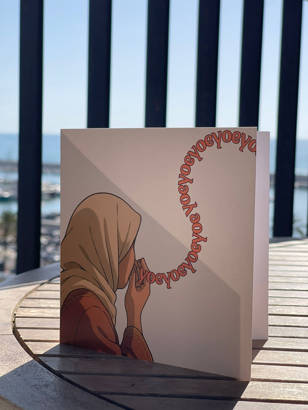 Yoeyoeyoey! – Wenskaart met envelop