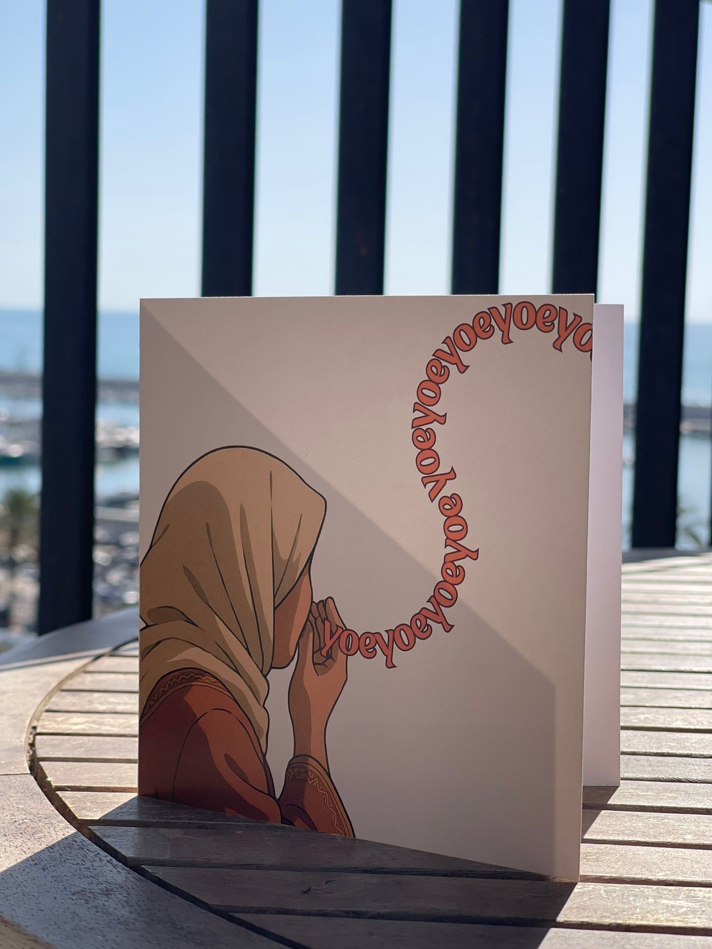 Yoeyoeyoey! – Wenskaart met envelop