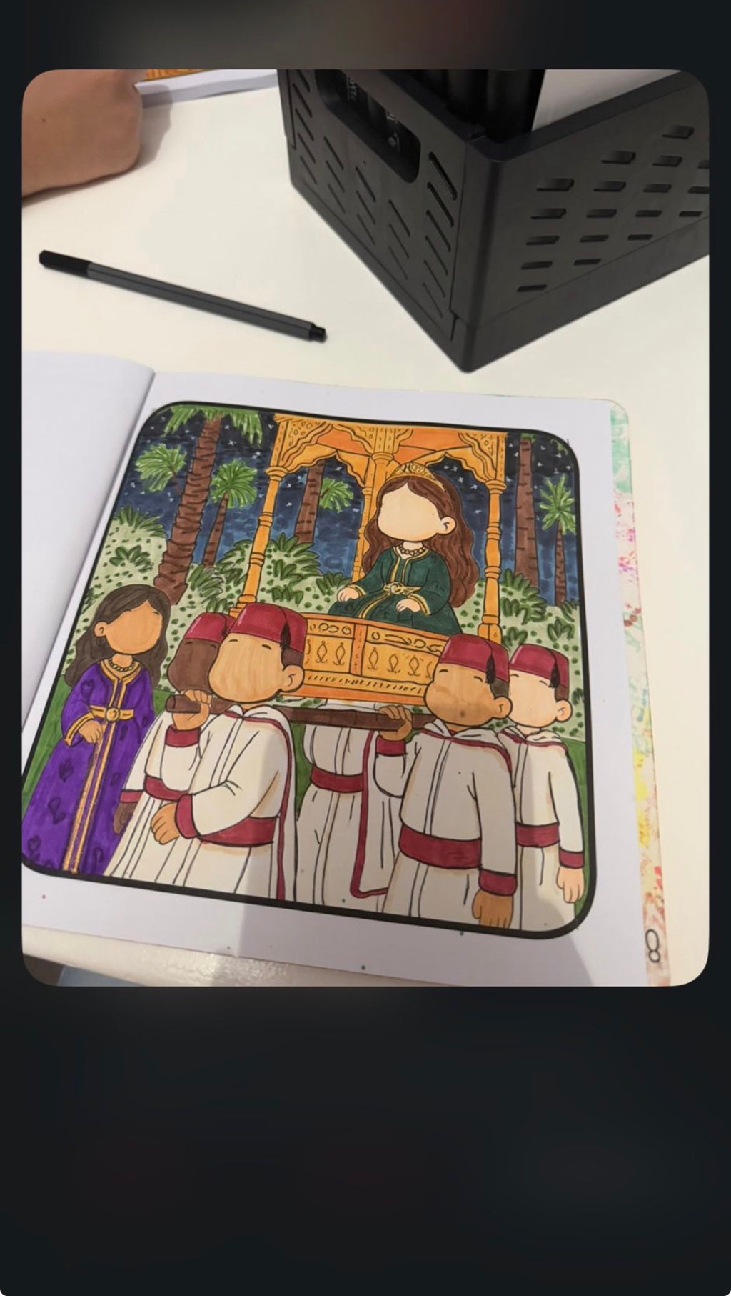 Moroccan Moments Coloringbook