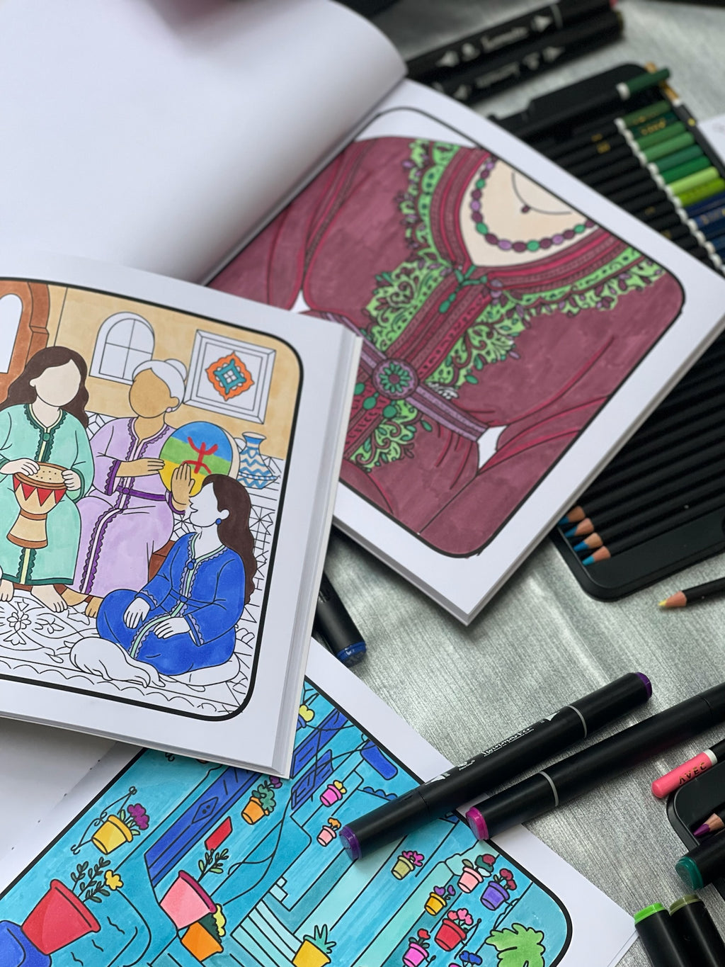 Moroccan Moments Coloringbook